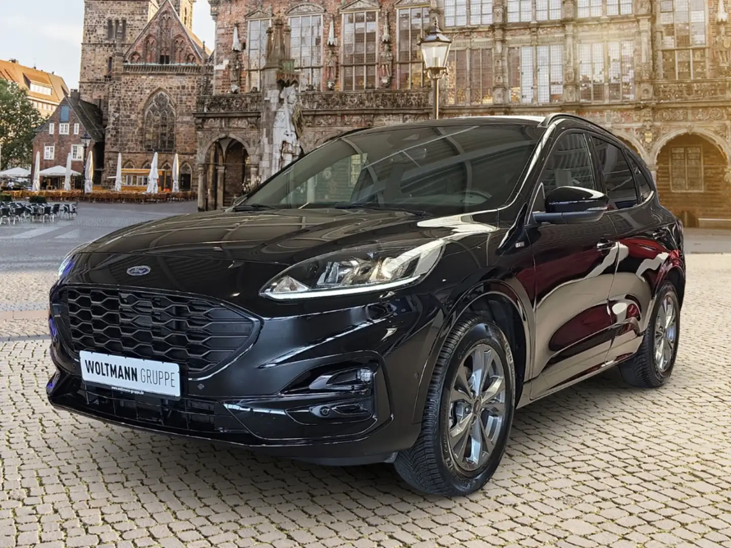 Ford Kuga FHEV ST-Line AHK-klappbar Navi Digitales Cockpit A Negro - 1