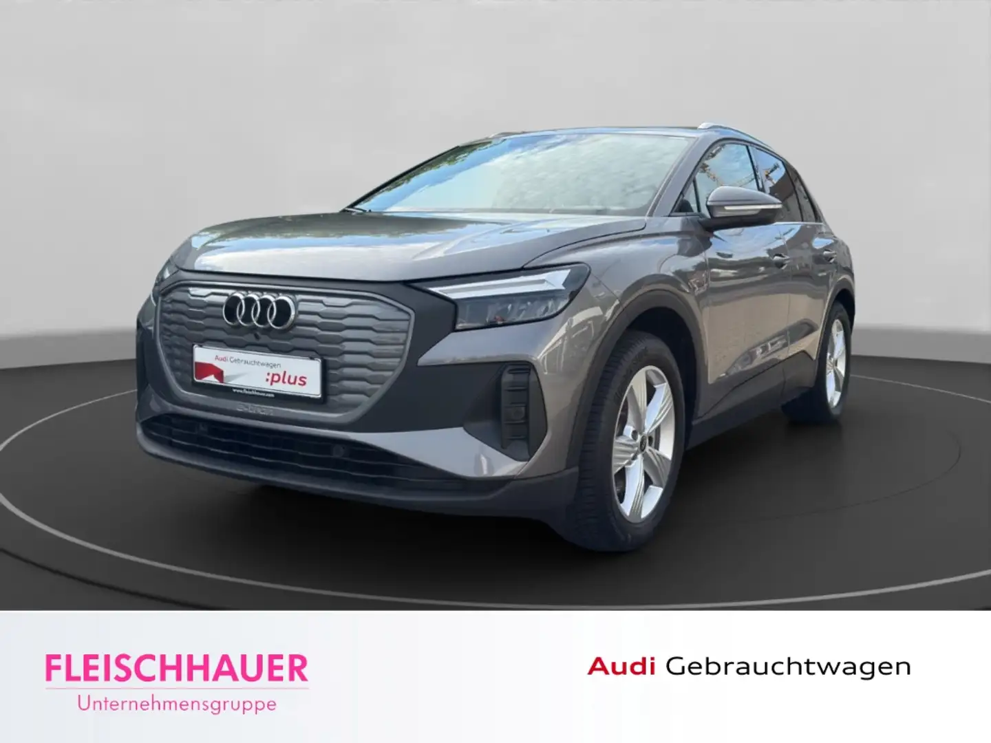 Audi Q4 e-tron 40 LED+ACC+NAVI+LEDER+HUD+RFK+CARPLAY+SHZ+ Grau - 1