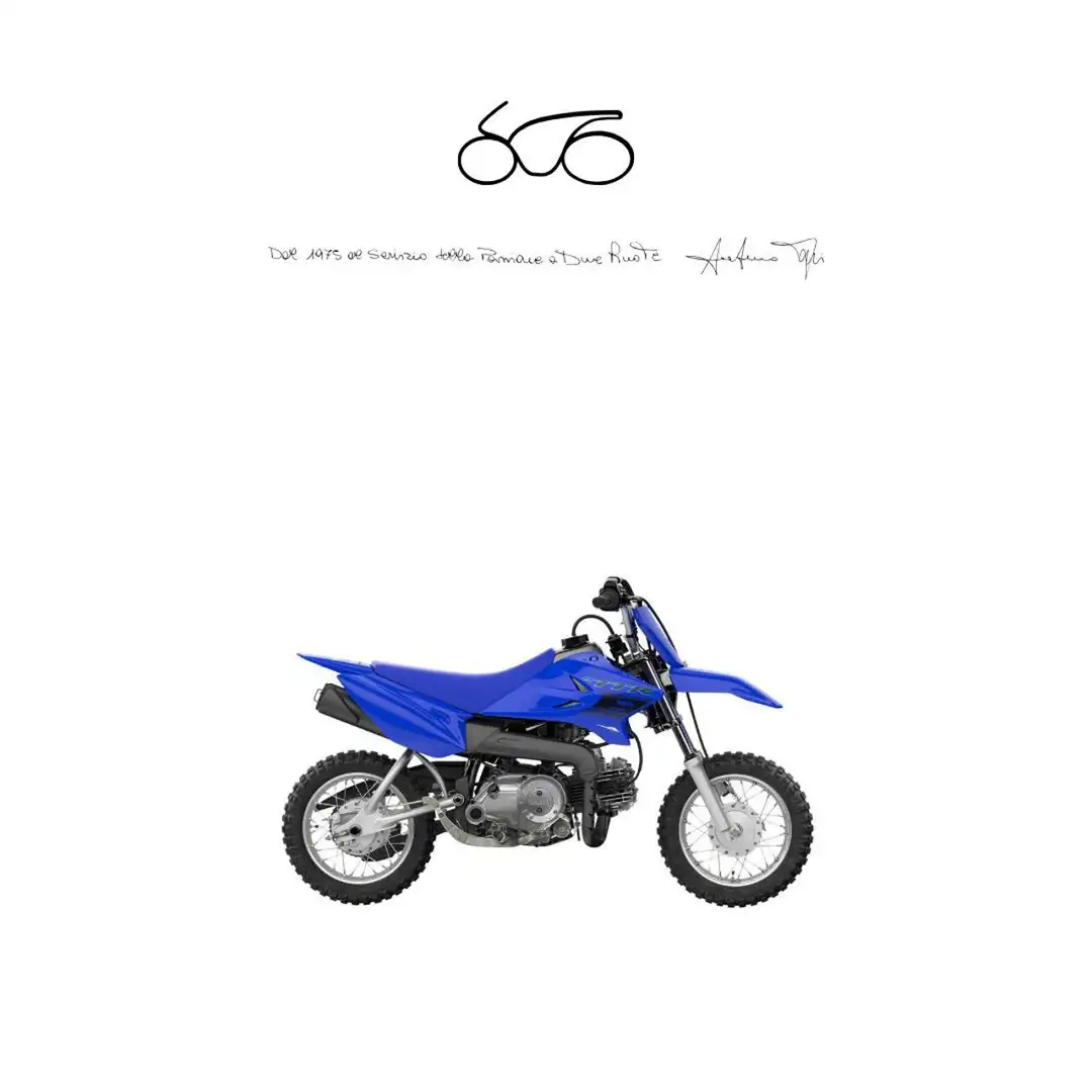 Yamaha TT R50E TTR 50 Blu/Azzurro - 1