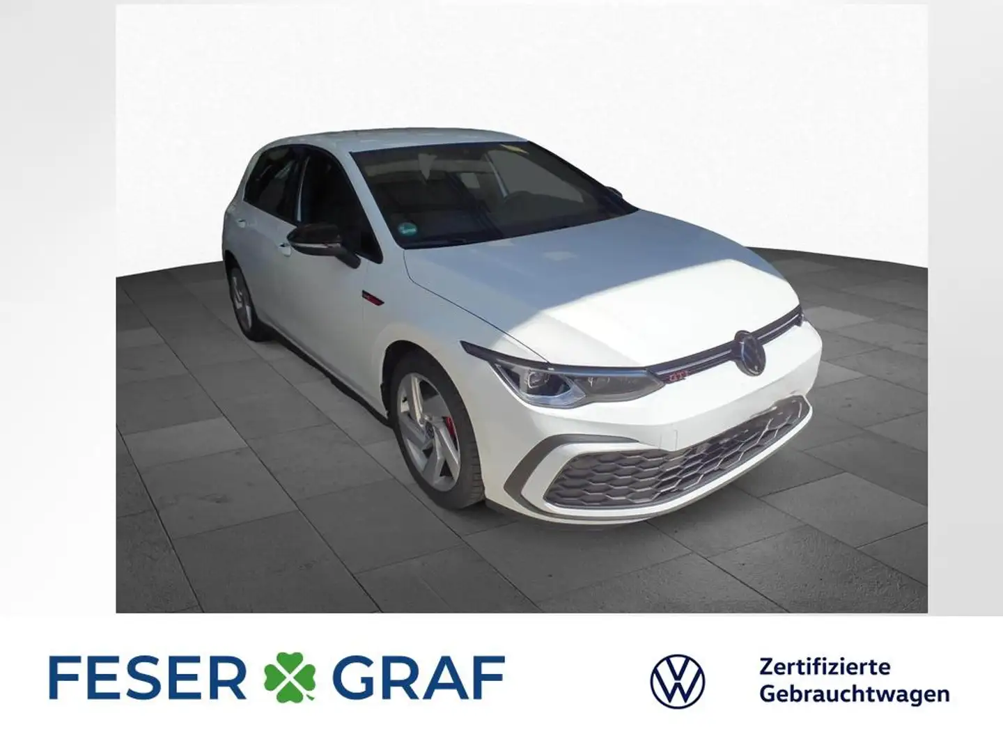 Volkswagen Golf VIII 2.0 TSI GTI BLACK STYLE LED APP PDC Weiß - 1