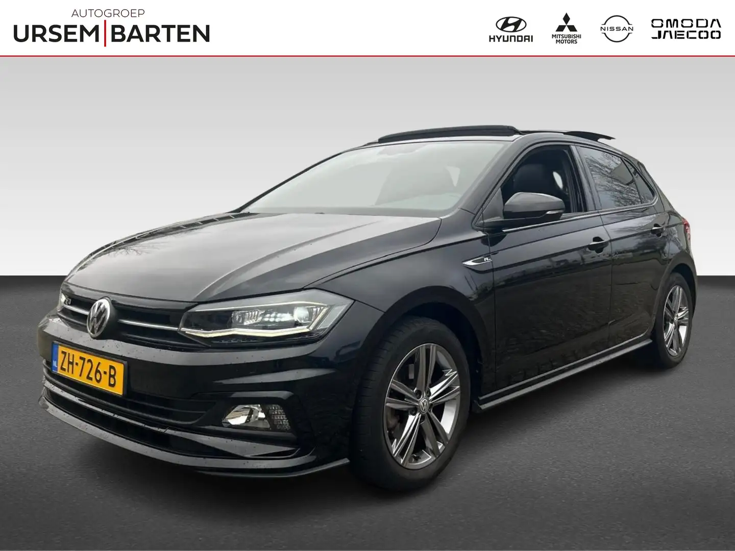Volkswagen Polo 1.0 TSI Highline | Schuif/kantel dak | R-Line | Noir - 1