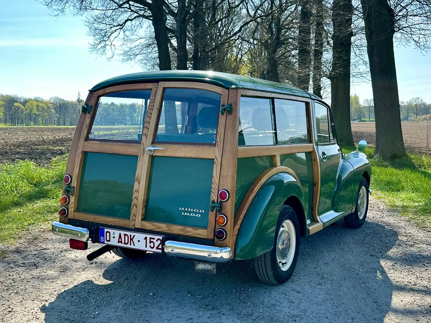 Oldtimer Morris Minor 1000 - Traveller 1970 Verde - 2
