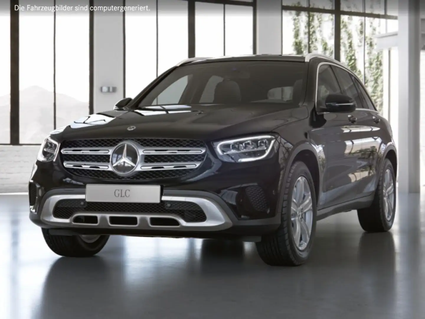 Mercedes-Benz GLC 300 de 4MATIC ACC AUT Kam. KeyLess KlimaA Schwarz - 1