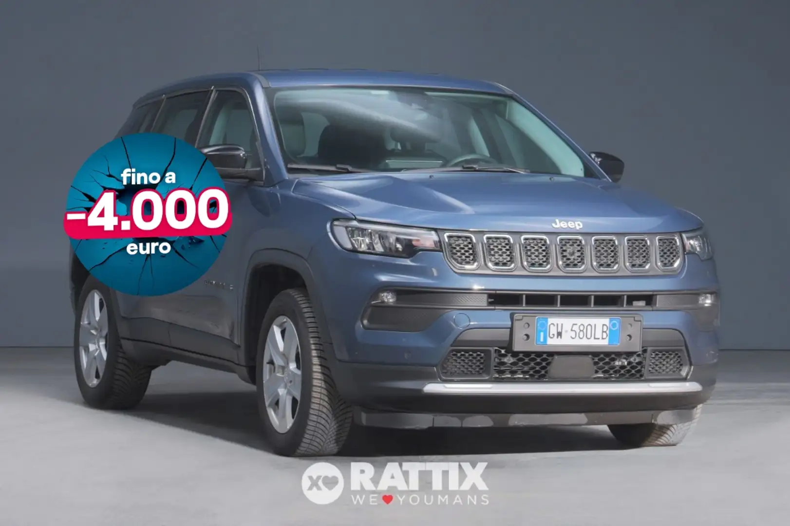 Jeep Compass 1.5 Turbo T4 Mhev 130CV Altitude DCT Blau - 1