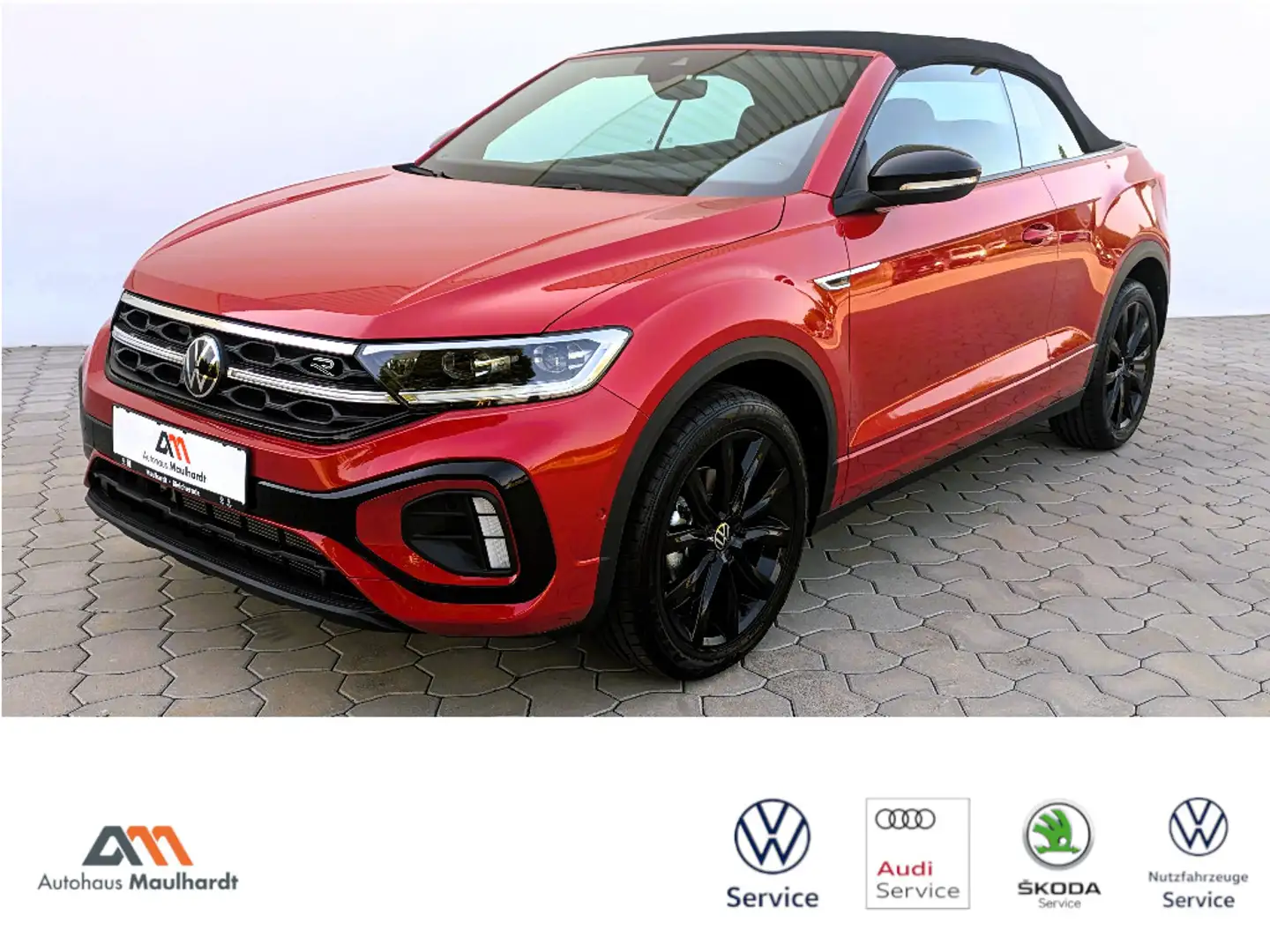 Volkswagen T-Roc Cabrio R-Line 1.5 TSI,7-g-DSG,Kamera,LED,Navi,Desi Rot - 1