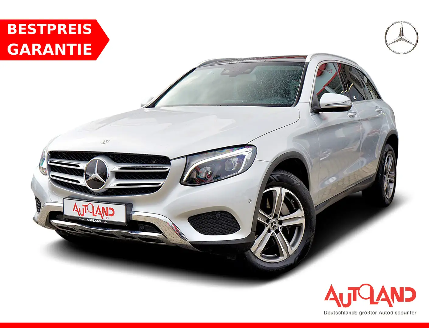 Mercedes-Benz GLC 350 d4Matic Exclusive LED Standheizung AHK Argent - 1
