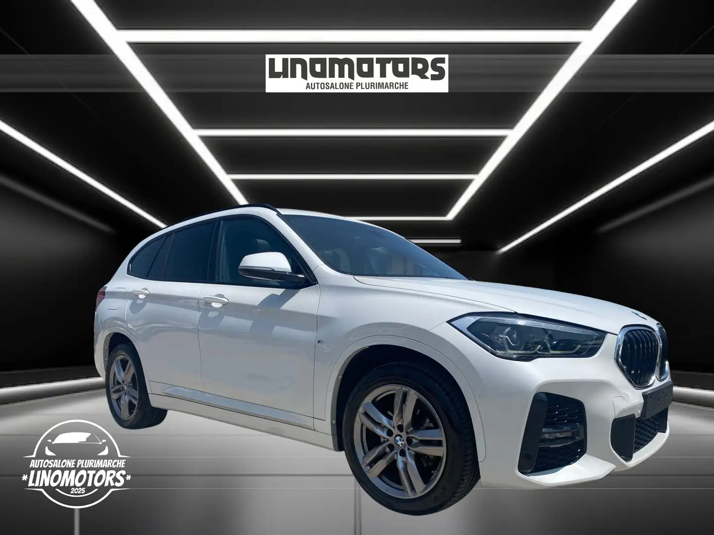 BMW X1 sdrive18d Msport auto 150cv* TETTO - PELLE - NAVII Bílá - 1