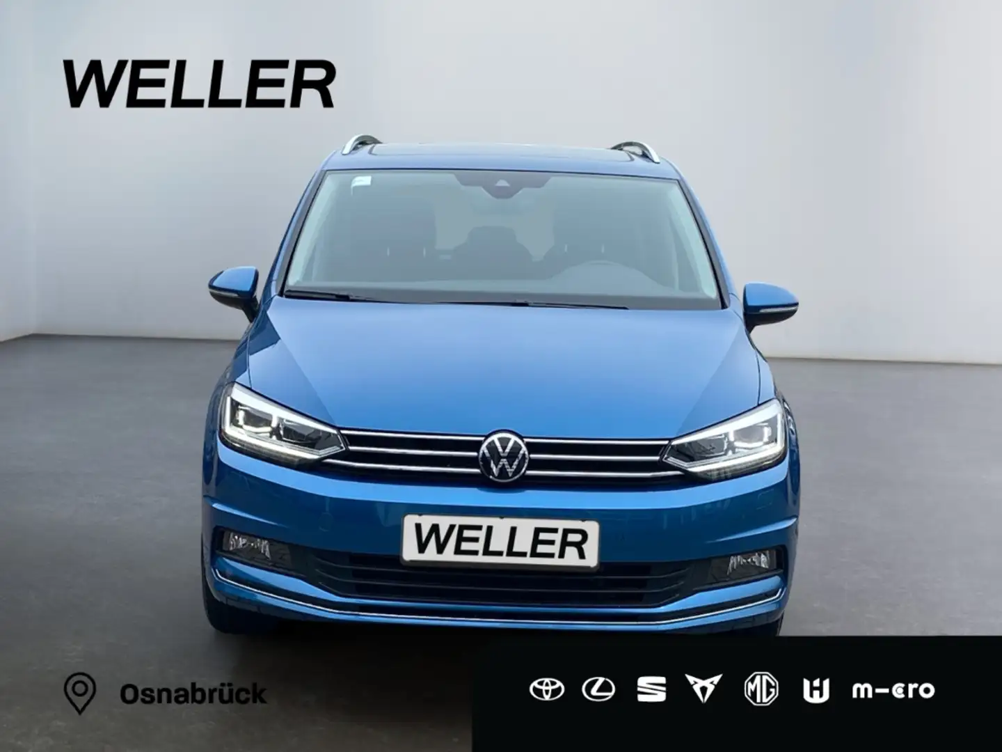 Volkswagen Touran 1.5 TSI DSG Highline *Pano*AHK*Standhz*CAM* Blau - 2