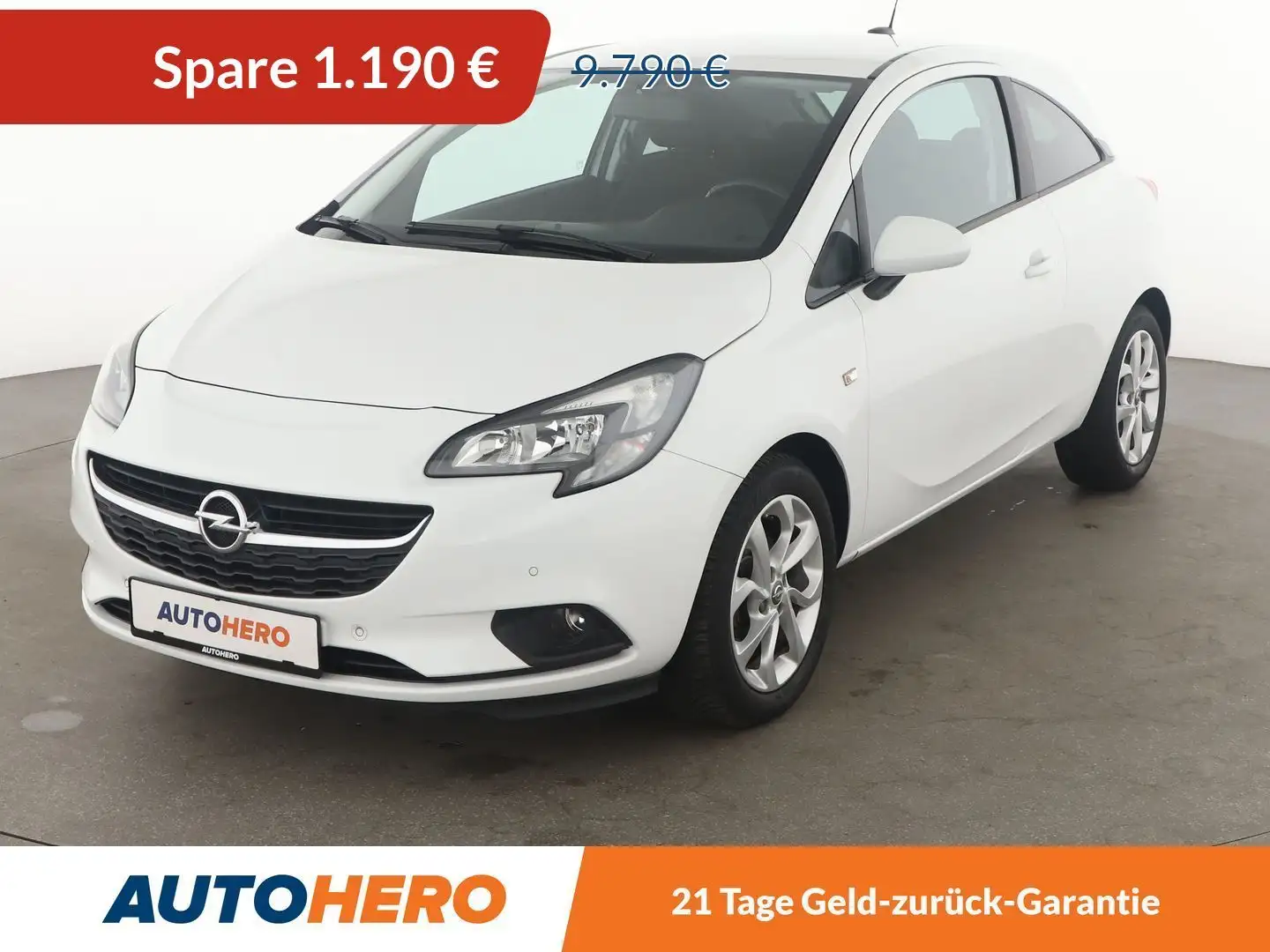 Opel Corsa 1.0 Turbo ON ecoFlex *TEMPO*PDC*SHZ*LHZ*ALU* Weiß - 1