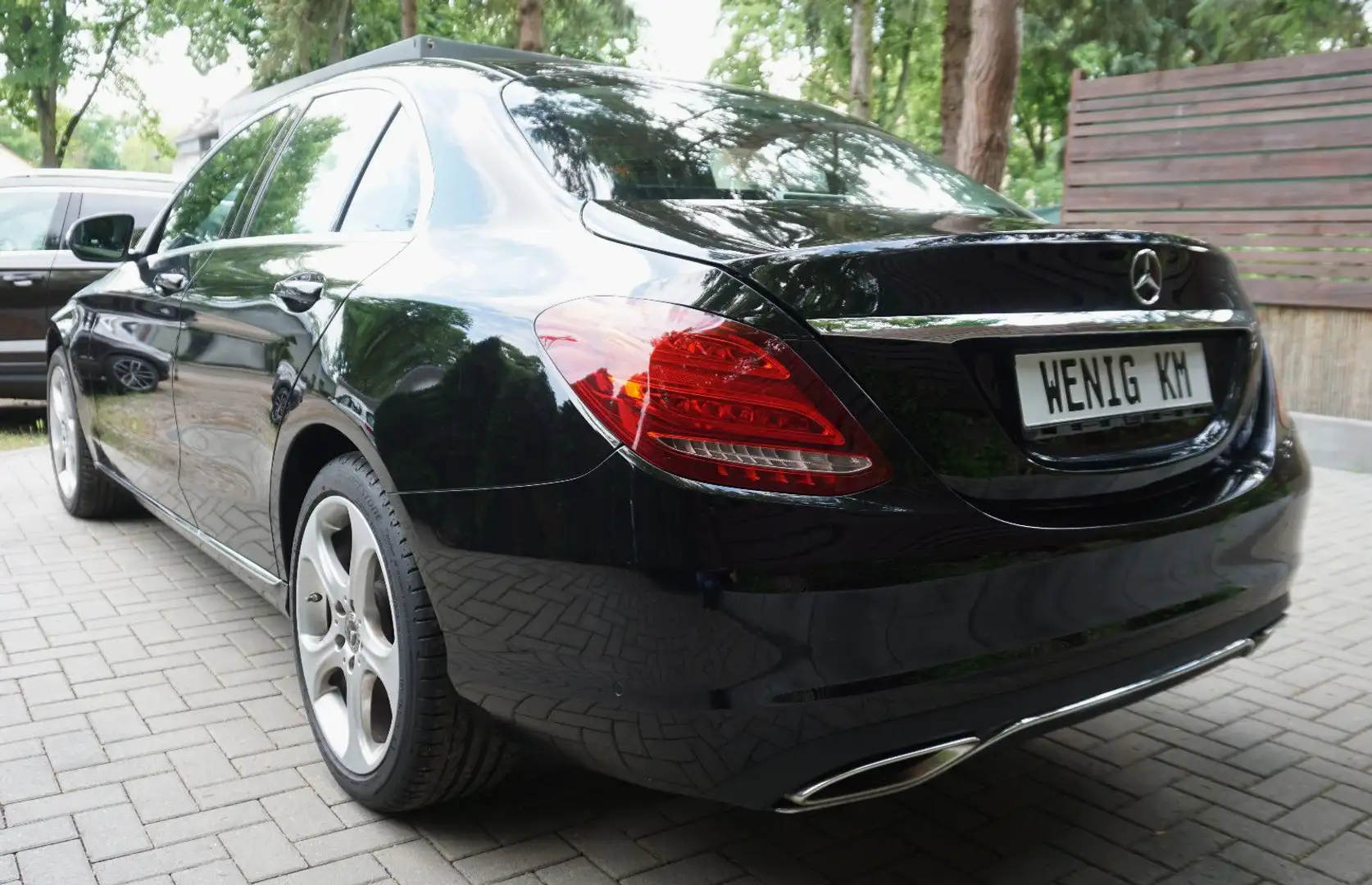 Mercedes-Benz C 180 Erst 37 Tkm Scheckh el Heckkl Kamera Leder Nero - 2