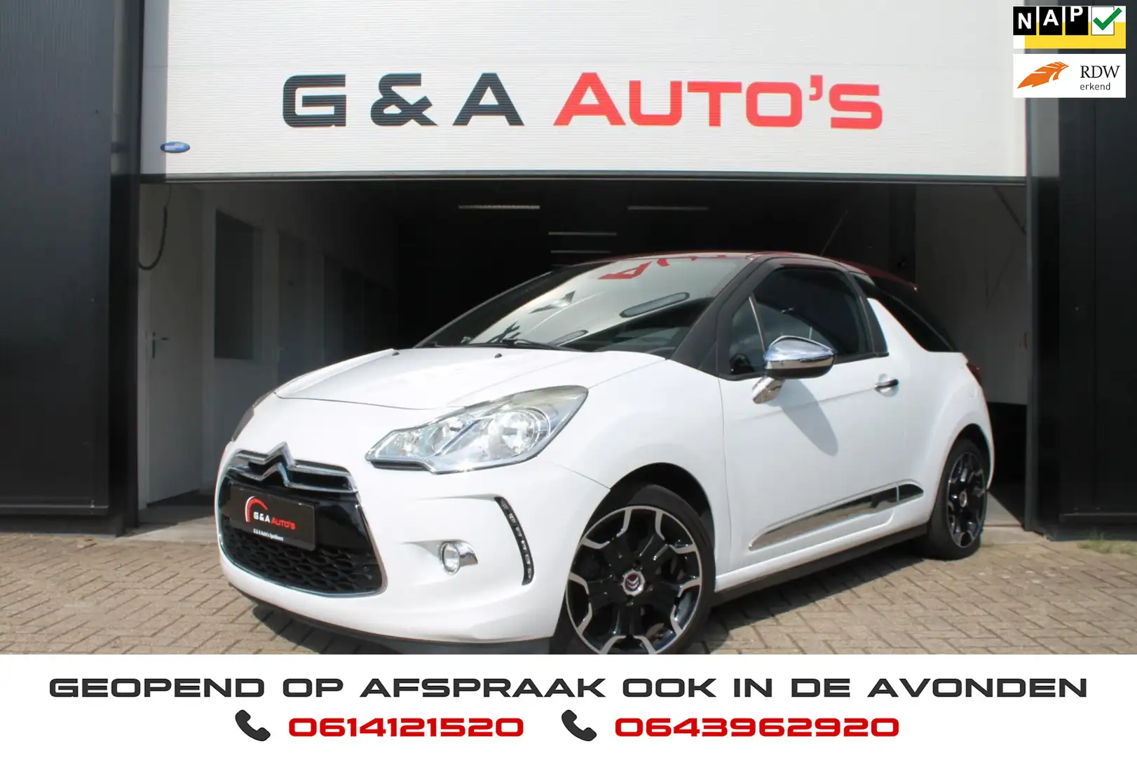 Citroen DS3 1.6 Sport Chic / Airco / Navi / PDC / 155PK / isof Blanc - 1
