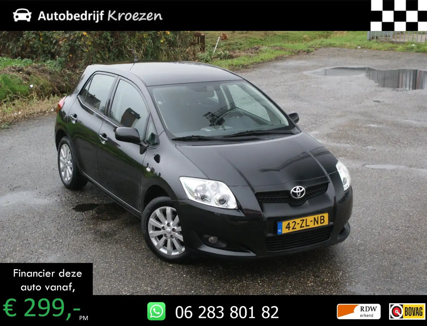 Toyota Auris 1.6-16V Sol | Automaat | Cruise | Bluetooth | Org Negro - 1