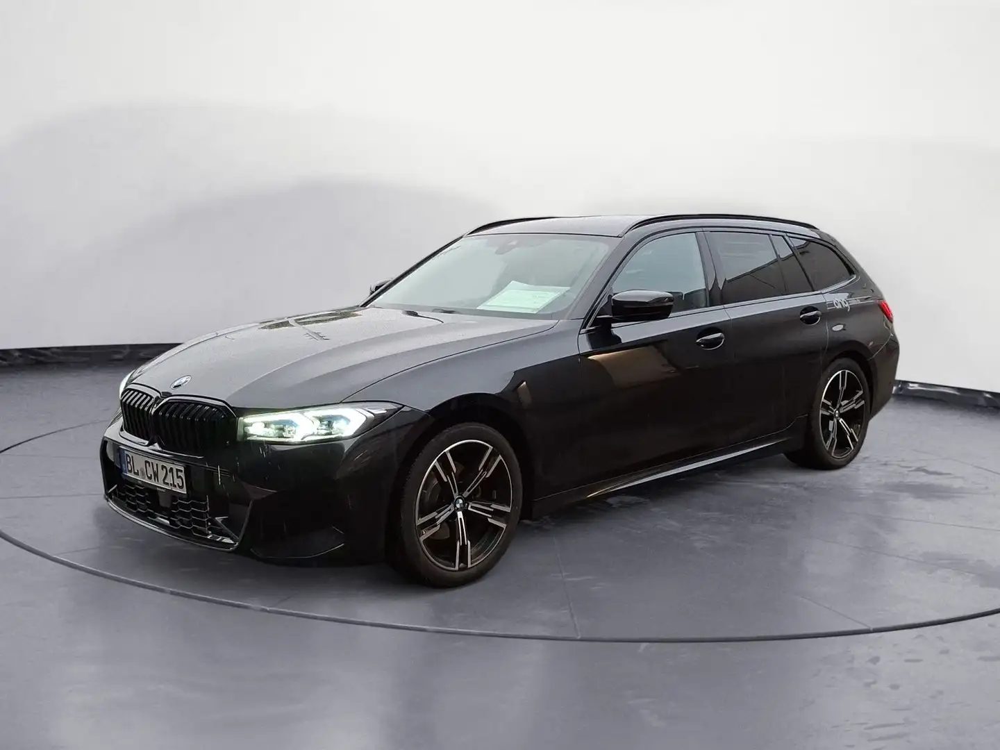 BMW 320 d xDrive Touring Automatic M Sportpaket AHK Noir - 2