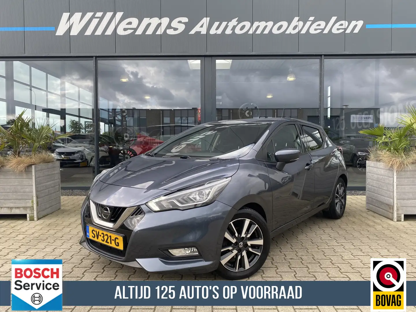 Nissan Micra 0.9 IG-T N-Connecta Navigatie, Camera & Stoelverwa Grijs - 1