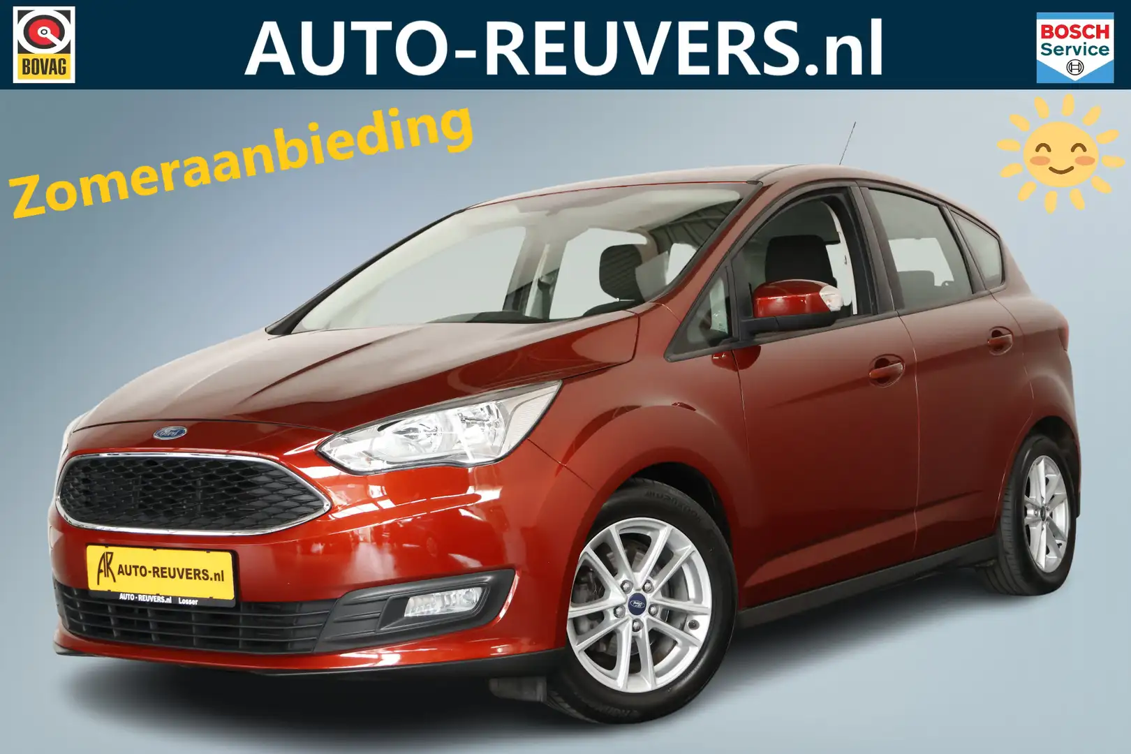 Ford C-Max 1.0 Trend / Airco / Lichtmetaal Rood - 1