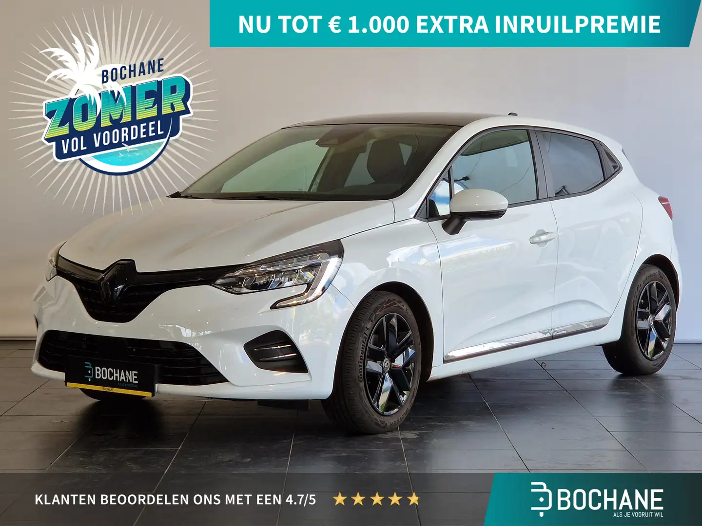 Renault Clio 1.0 TCe Zen APPLE CARPLAY | PARKEERSENSOREN ACHTER Wit - 1