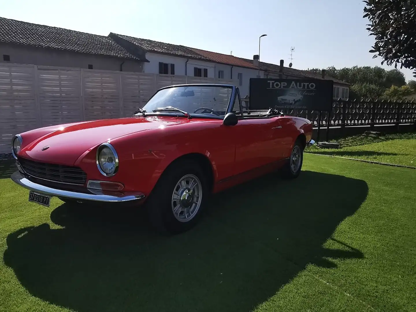 Fiat 124 Spider 124 SPORT SPYDER (Prima Serie) Rojo - 2