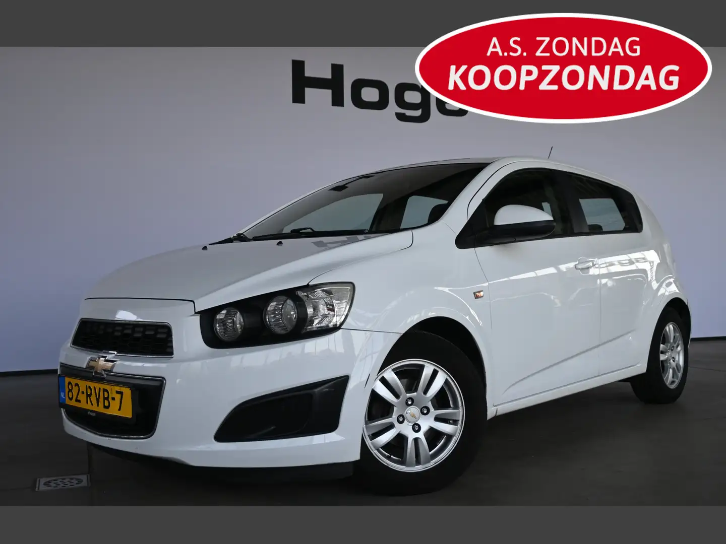 Chevrolet Aveo 1.2 LT Airco Cruise Control Elektrisch Pakket Lich Wit - 1