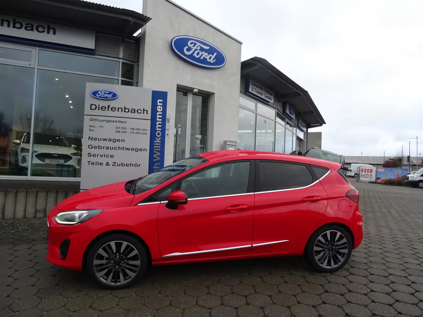 Ford Fiesta 1.0 Ecoboost Titanium Vignale +LED+B&O+Kamera+ Rojo - 1