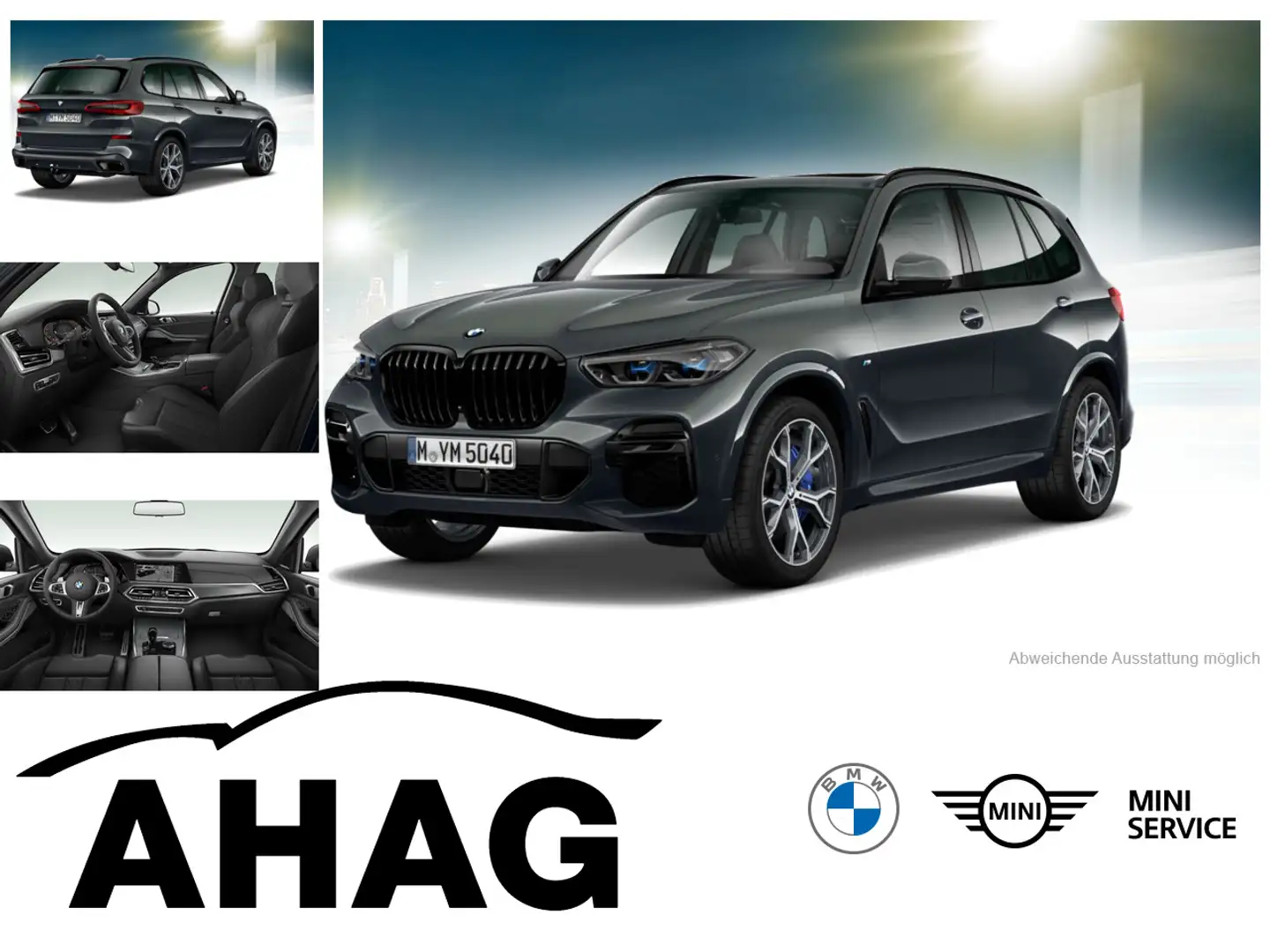BMW X5 xDrive30d Navi Tempom.aktiv Panoramadach Bluetooth Grau - 1