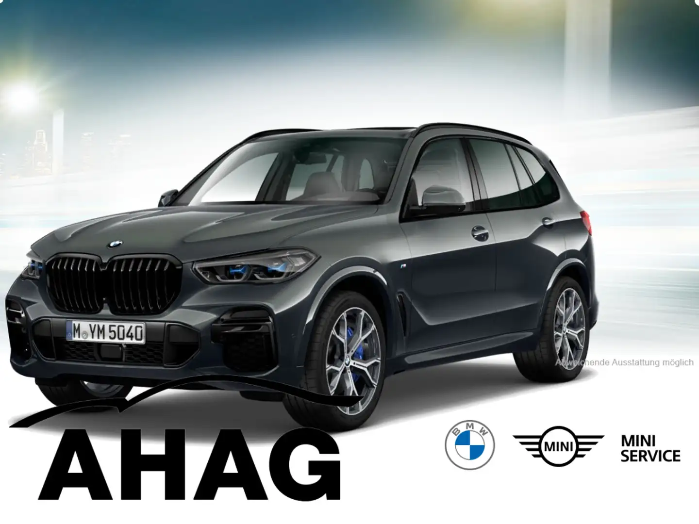 BMW X5 xDrive30d Navi Tempom.aktiv Panoramadach Bluetooth Grau - 2