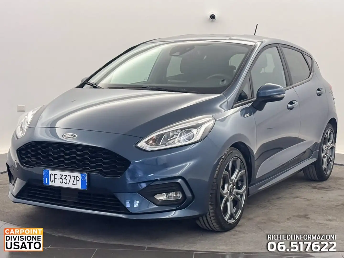 Ford Fiesta 5p 1.0 ecoboost st-line s&s 95cv my20.75 Blue - 1