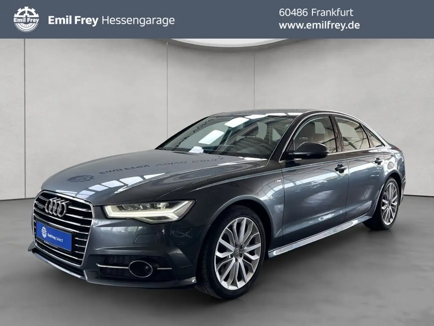 Audi A6 3.0 TDI Quattro S-Line Alcantara Navi 1. Hand Szary - 1