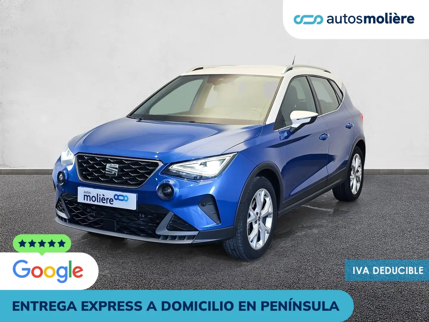 SEAT Arona 1.5 TSI Eco S&S FR DSG7 150 Blauw - 1