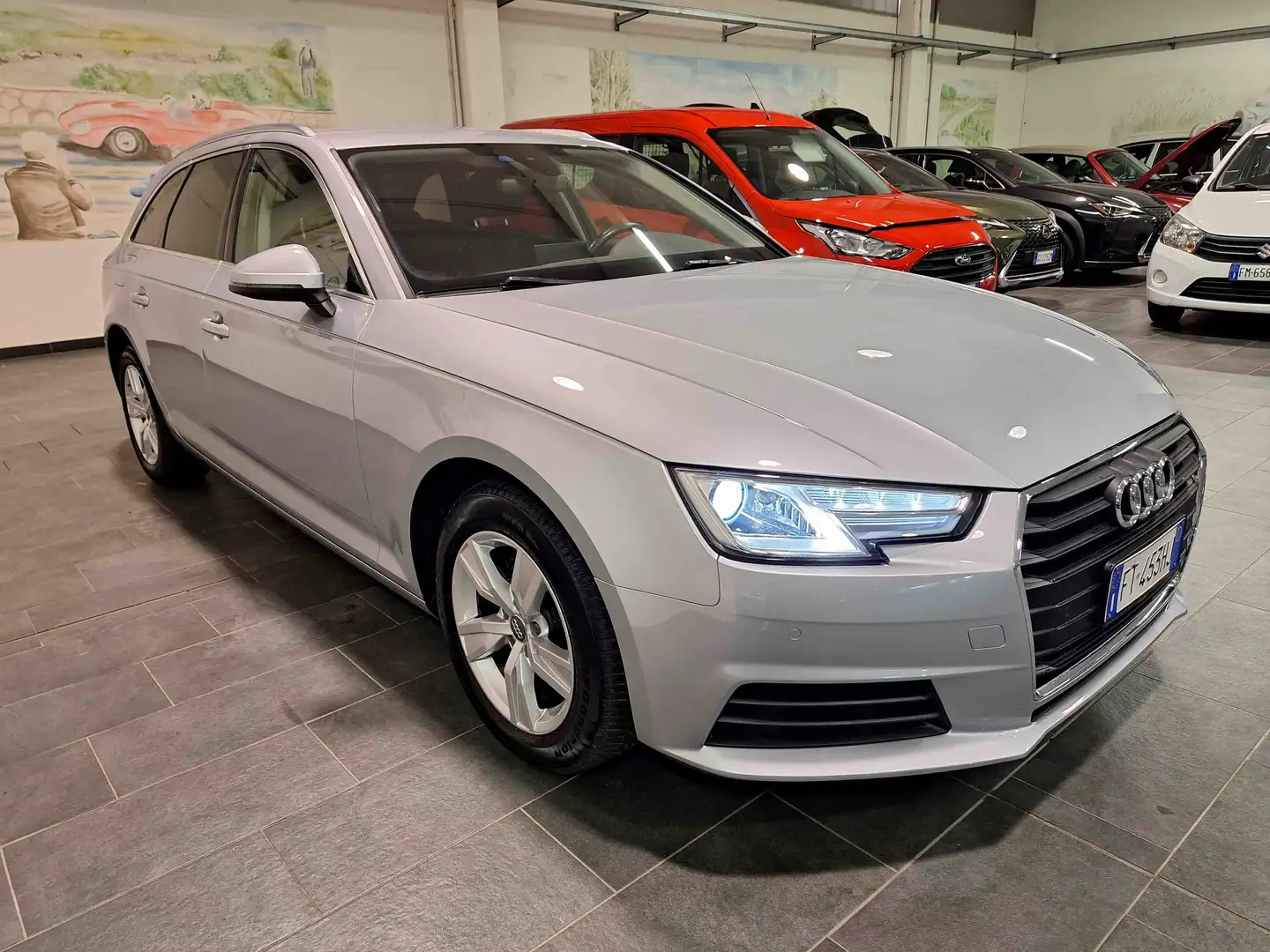 Audi A4 35 TDI S tr Sport  8 GOMME APPLE VETRI SC GAR24 M Gris - 2