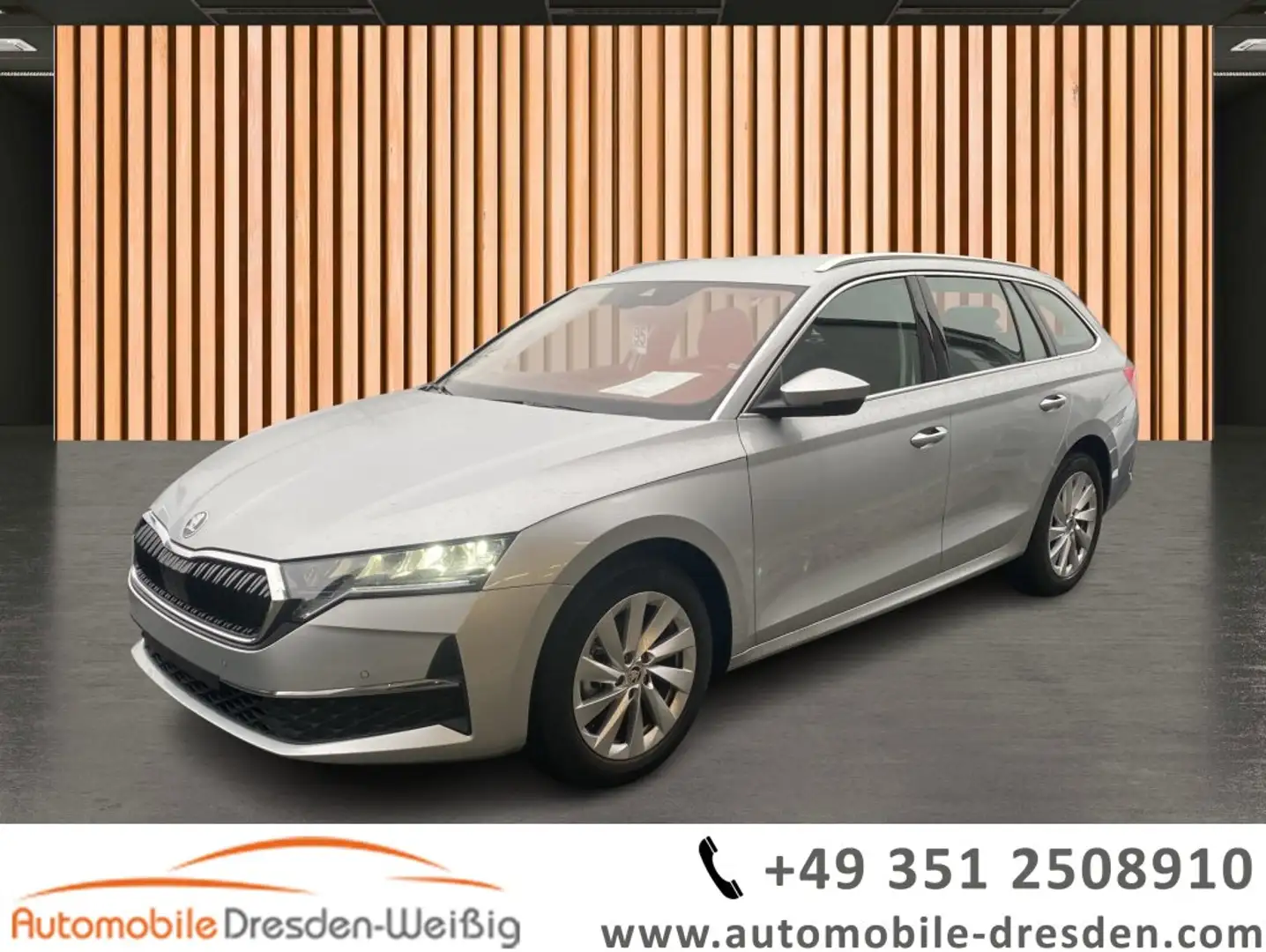 Skoda Octavia Combi 1.5 eTSI Selection*Facelift*AHK* Silver - 1