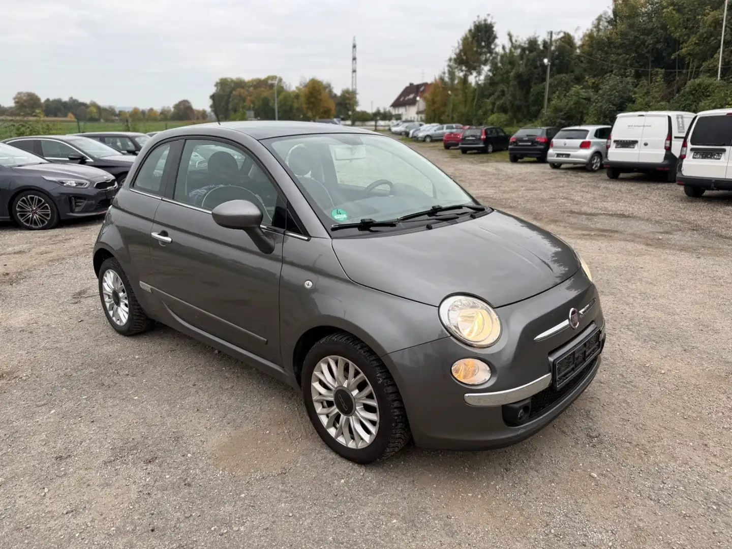 Fiat 500 I Pano I Klima I Garantie Grau - 1