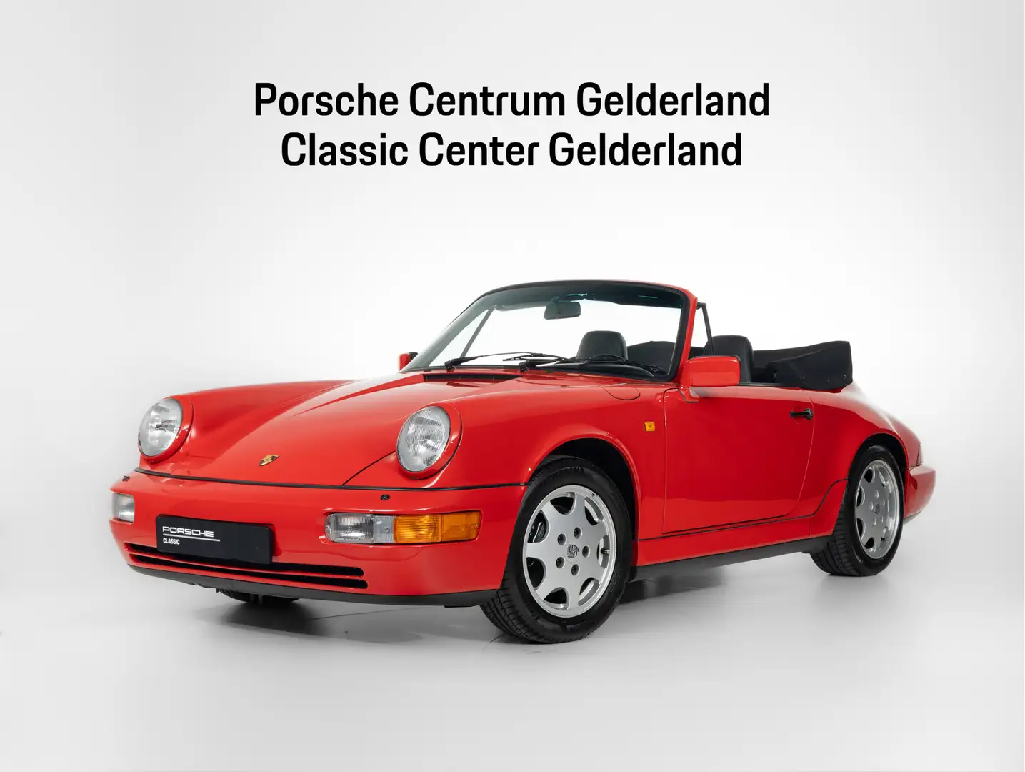 Porsche 964 964 Carrera 2 Cabriolet *17.000km* Rood - 1