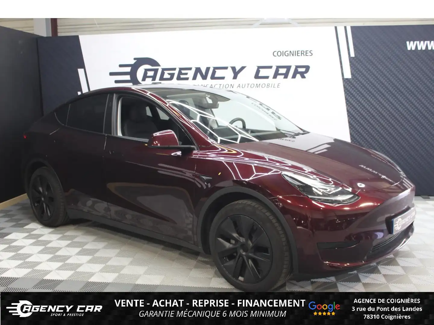 Tesla Model Y Long Range PHASE 2 Midnight Redcherry - 1