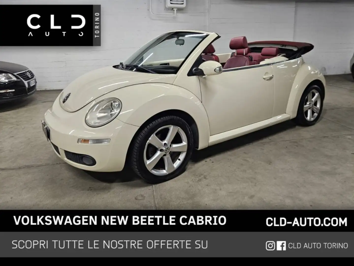 Volkswagen New Beetle 1.6 Cabrio Lim. Red Edt. Bianco - 1