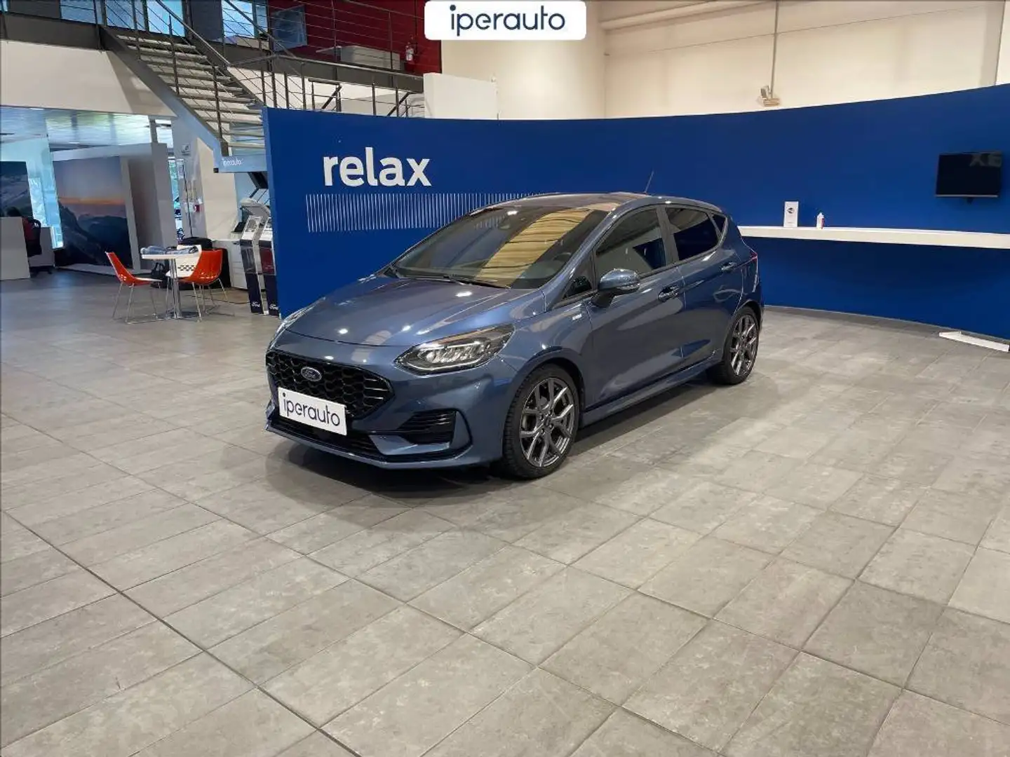 Ford Fiesta 5p 1.0 ecoboost h st-line125cv Bleu - 1