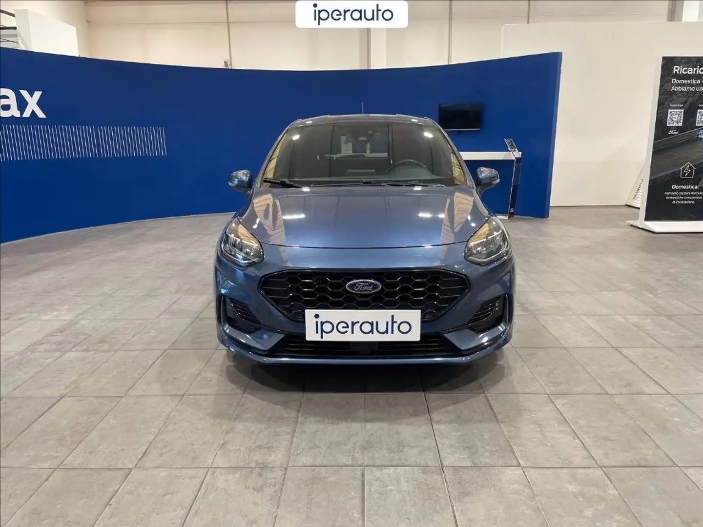 Ford Fiesta 5p 1.0 ecoboost h st-line125cv Bleu - 2