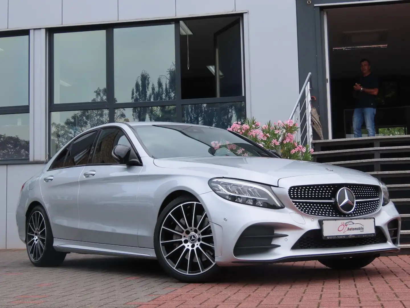 Mercedes-Benz C 300 d 9G-Tronic AMG Line Night-Paket Wides.Co. Silver - 1