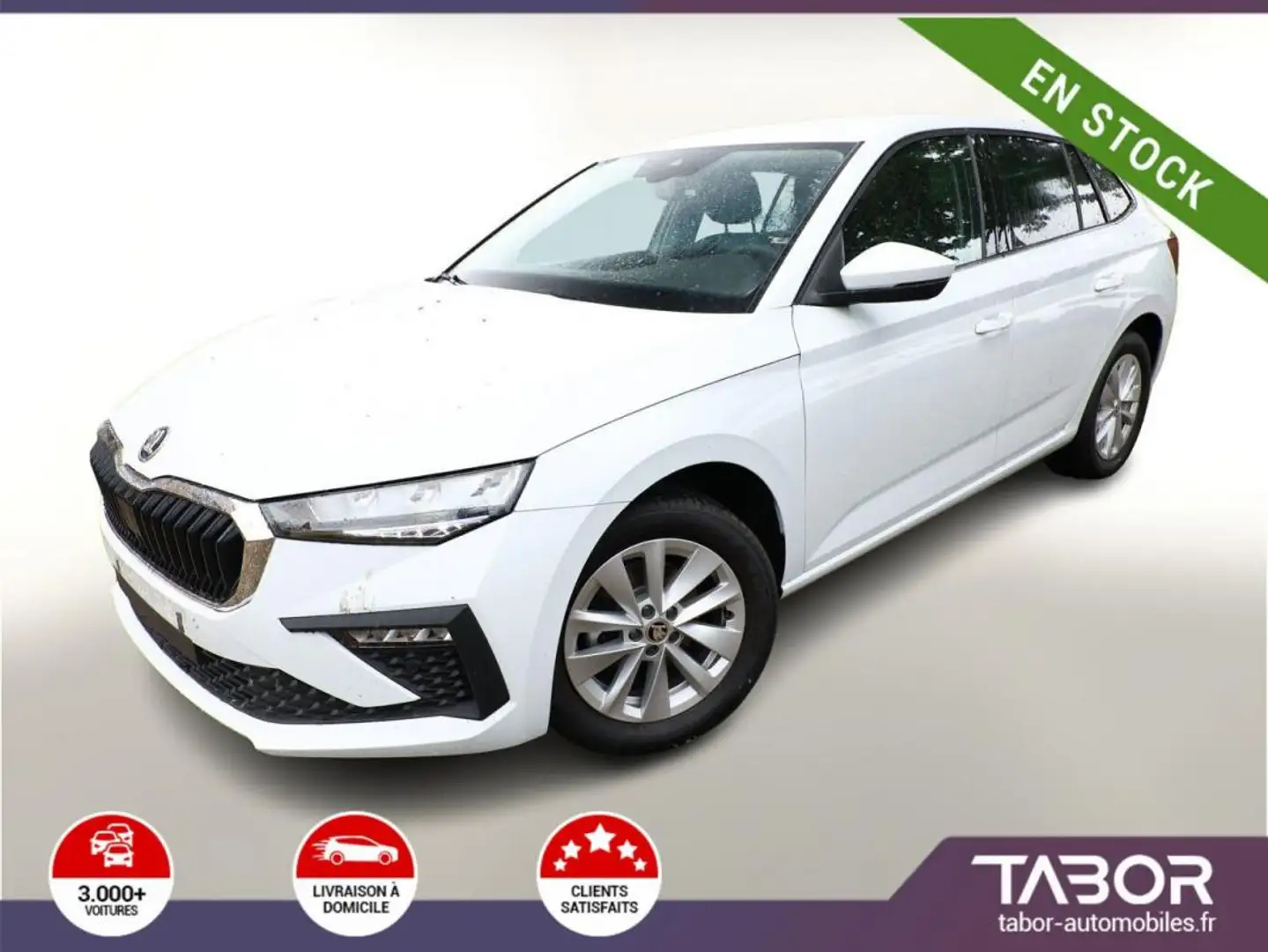 Skoda Scala 1.0 TSI 115 DSG Selec LED ACC Kessy Blanc - 1
