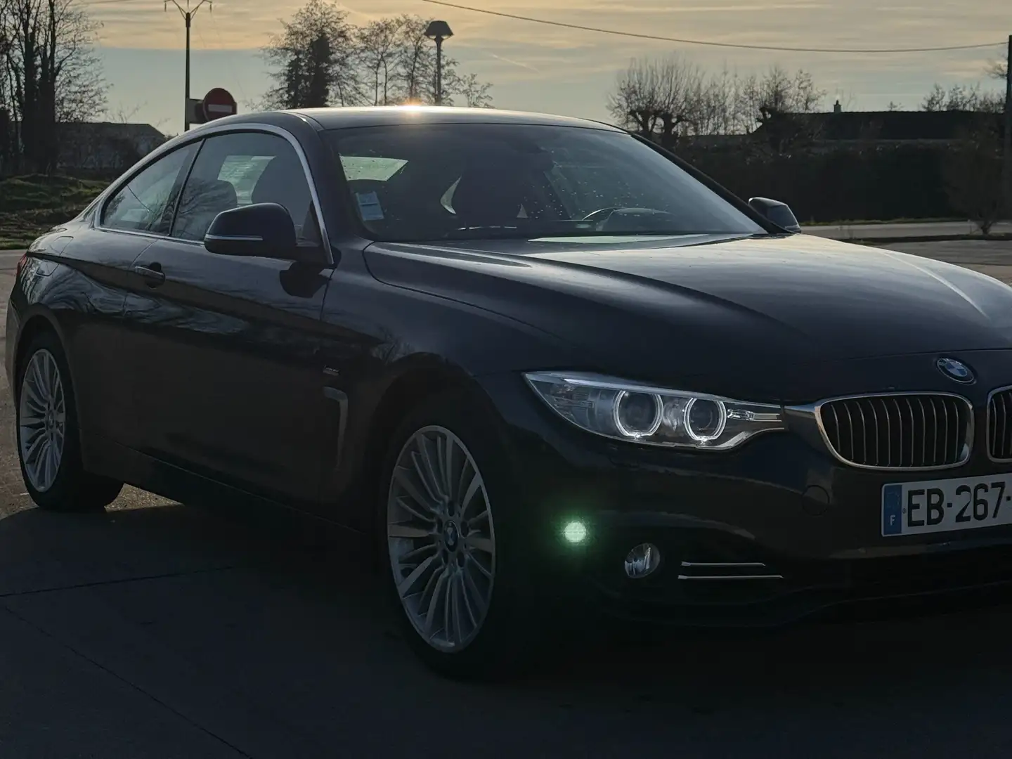 BMW 440 Coupe 440i xDrive 326 ch Luxury A Bleu - 1