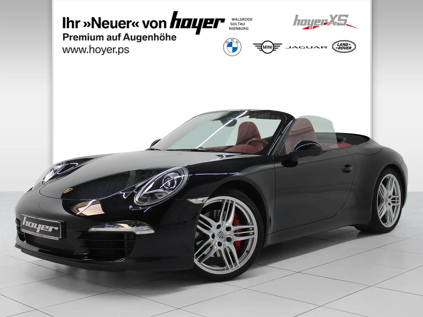 Porsche 991 911 Carrera S Cabriolet Approved BOSE Bi-Xenon Nav Schwarz - 1