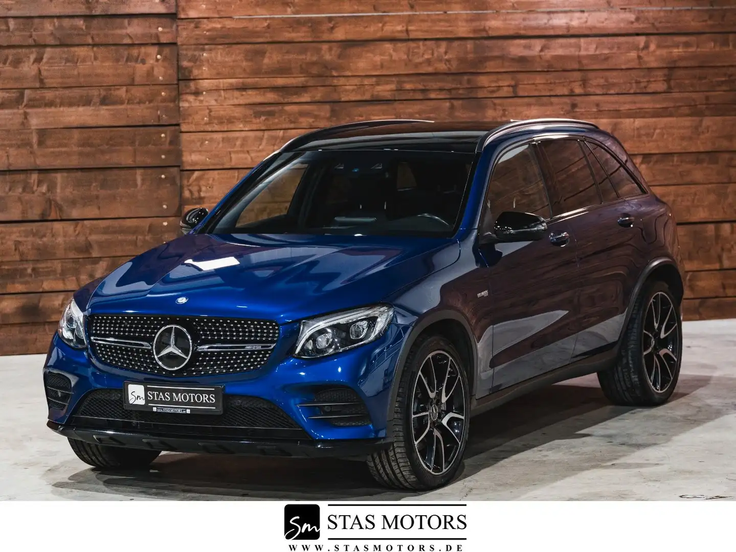 Mercedes-Benz GLC 43 AMG 4MATIC*NIGHT*PANO*BURMESTER*8-FACH Modrá - 1