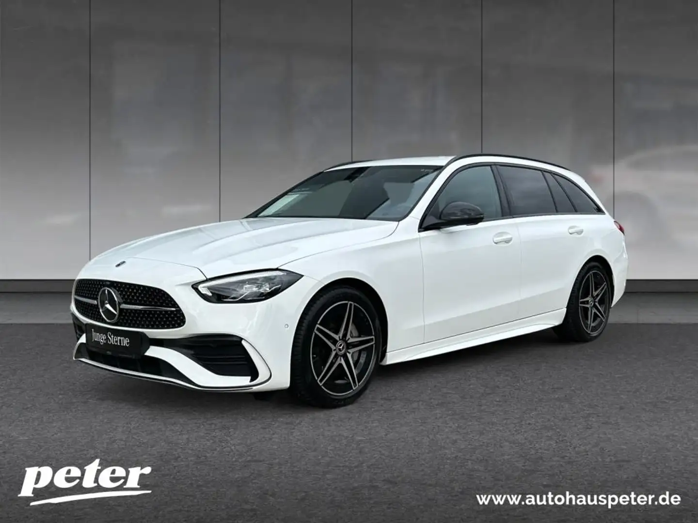 Mercedes-Benz C 200 d T AMG/Night/LED/Kamera/Navigation/DAB/ Weiß - 1