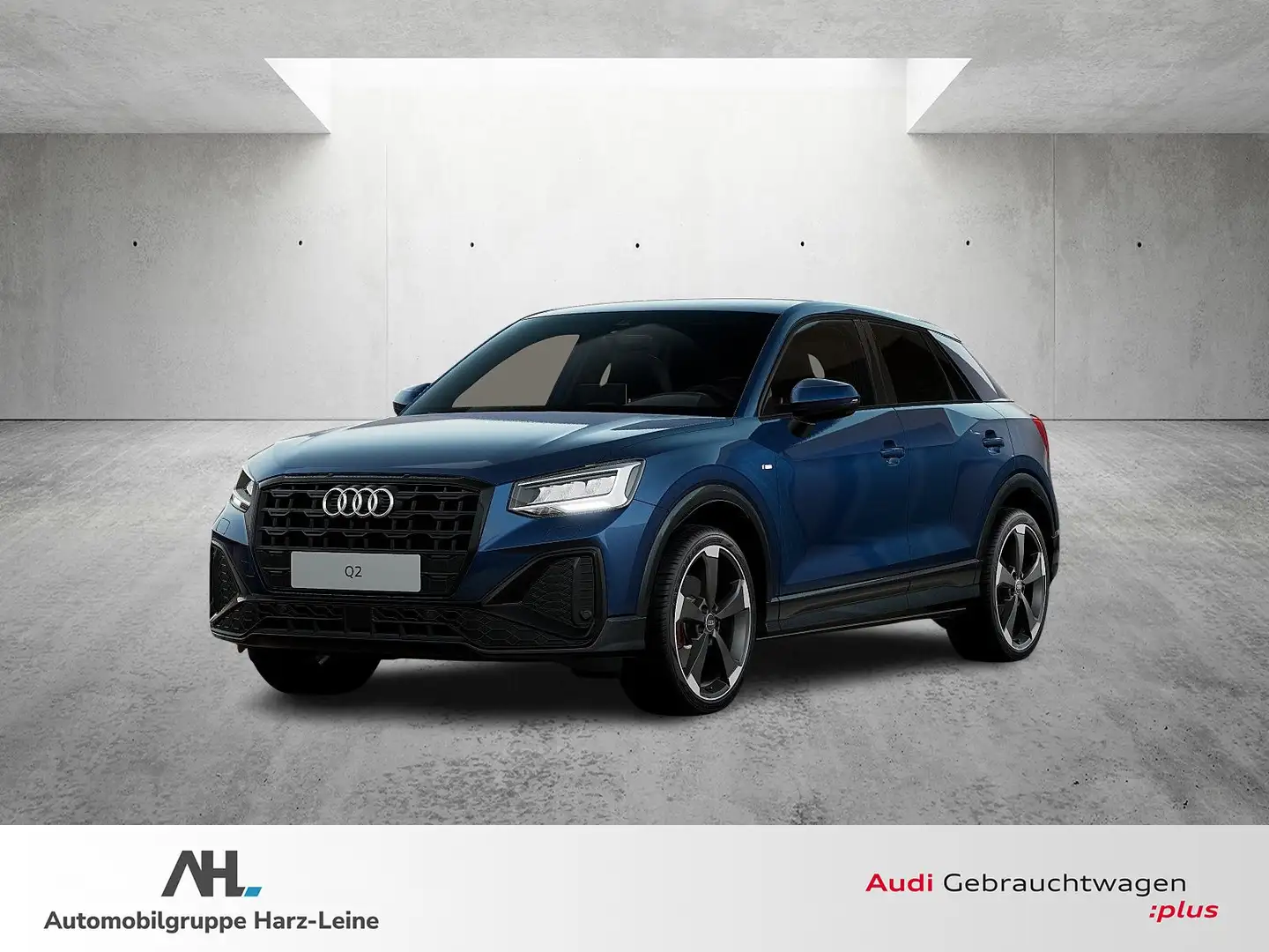 Audi Q2 35 TFSI S line 35 TFSI S-tronic LED Navi ACC AHK L Blau - 1