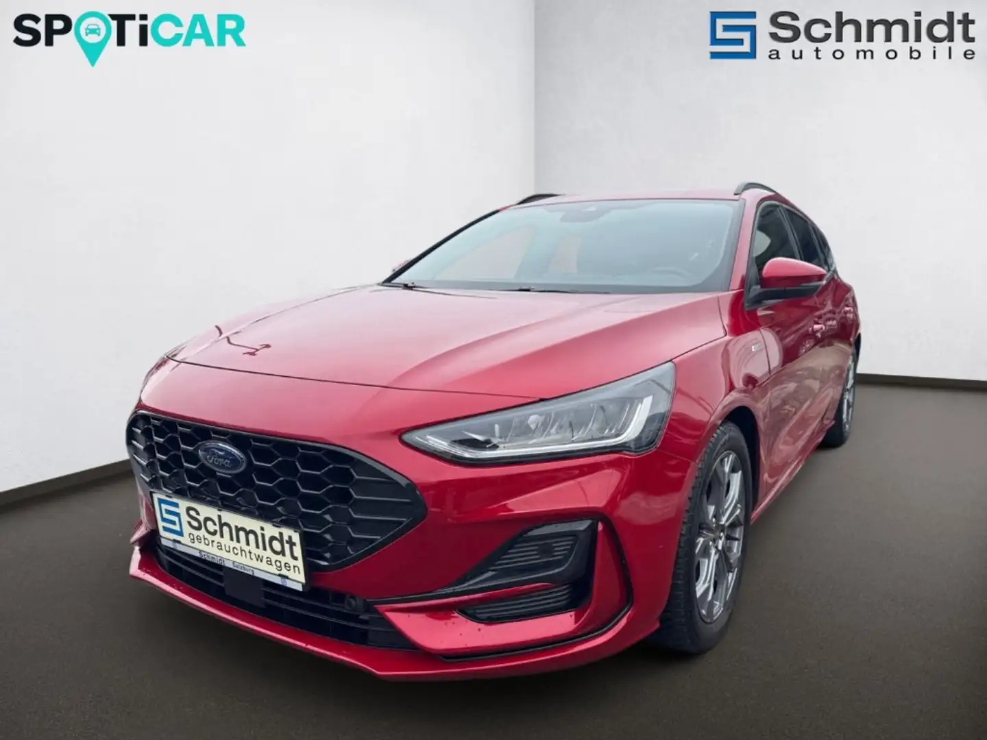 Ford Focus Turnier 1,5 EcoBlue ST-Line Aut. Rot - 1
