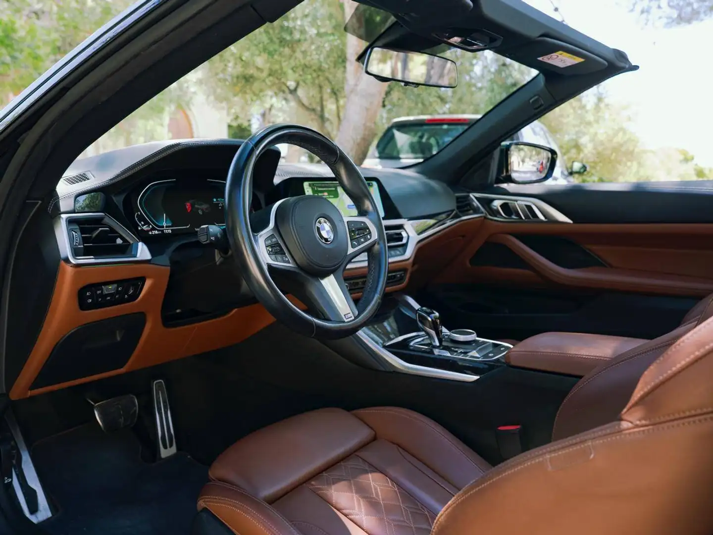 BMW 420 BMW 4 Cabrio - Green Metallic - Brown Leathet Verde - 2