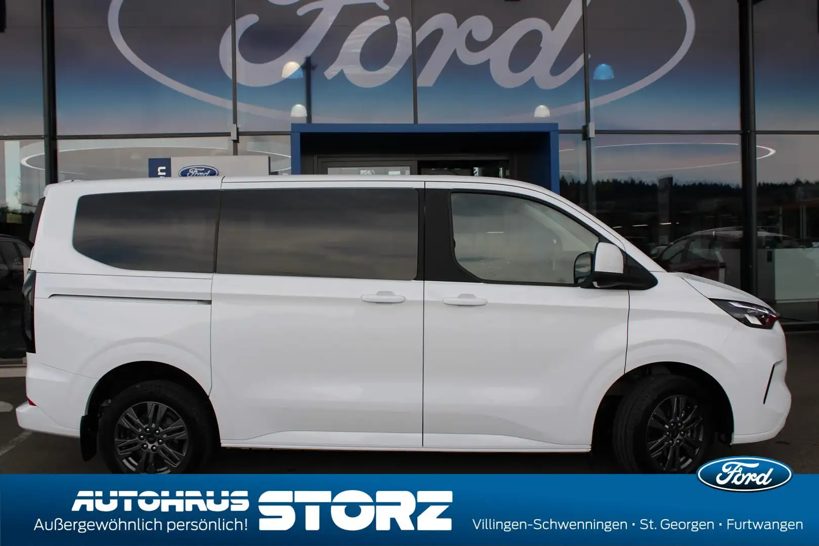Ford Tourneo Custom Bus 320 L1 Tourneo Titanium FWD NAVI|AHK|3 ZONEN K Wit - 2