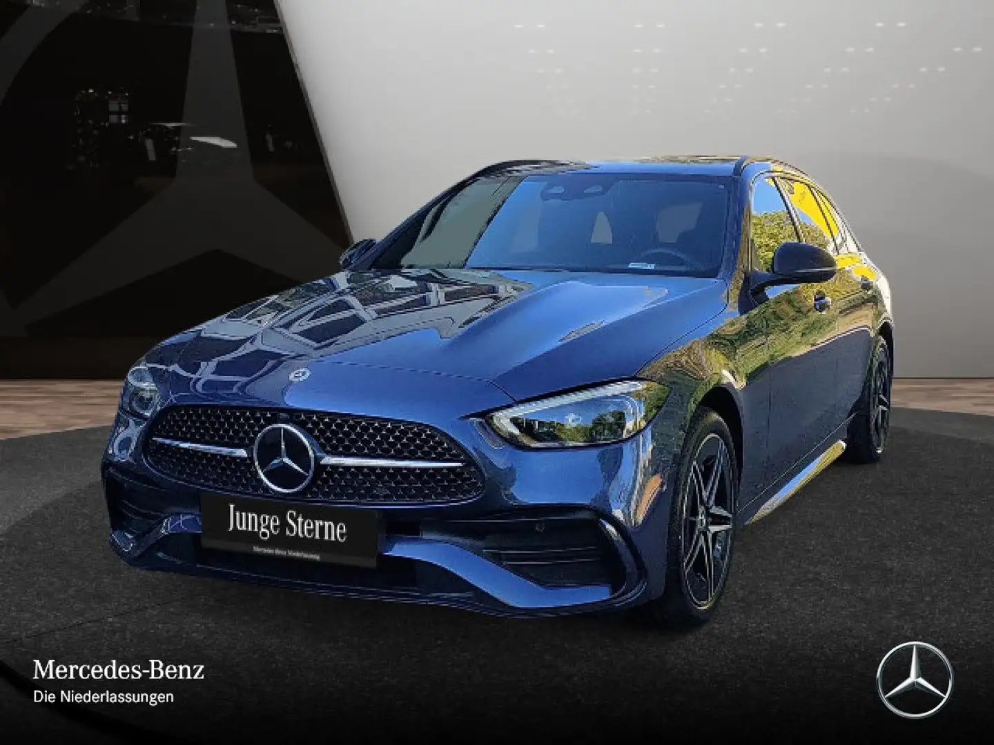 Mercedes-Benz C 300 e T AMG+NIGHT+KAMERA+SITZKLIMA+KEYLESS+9G Blau - 2