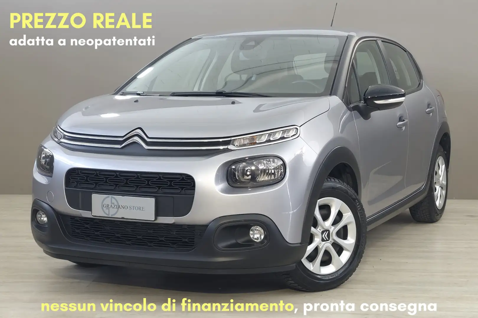 Citroen C3 CITROEN C3 PureTech 82 S&S Feel Grigio - 1