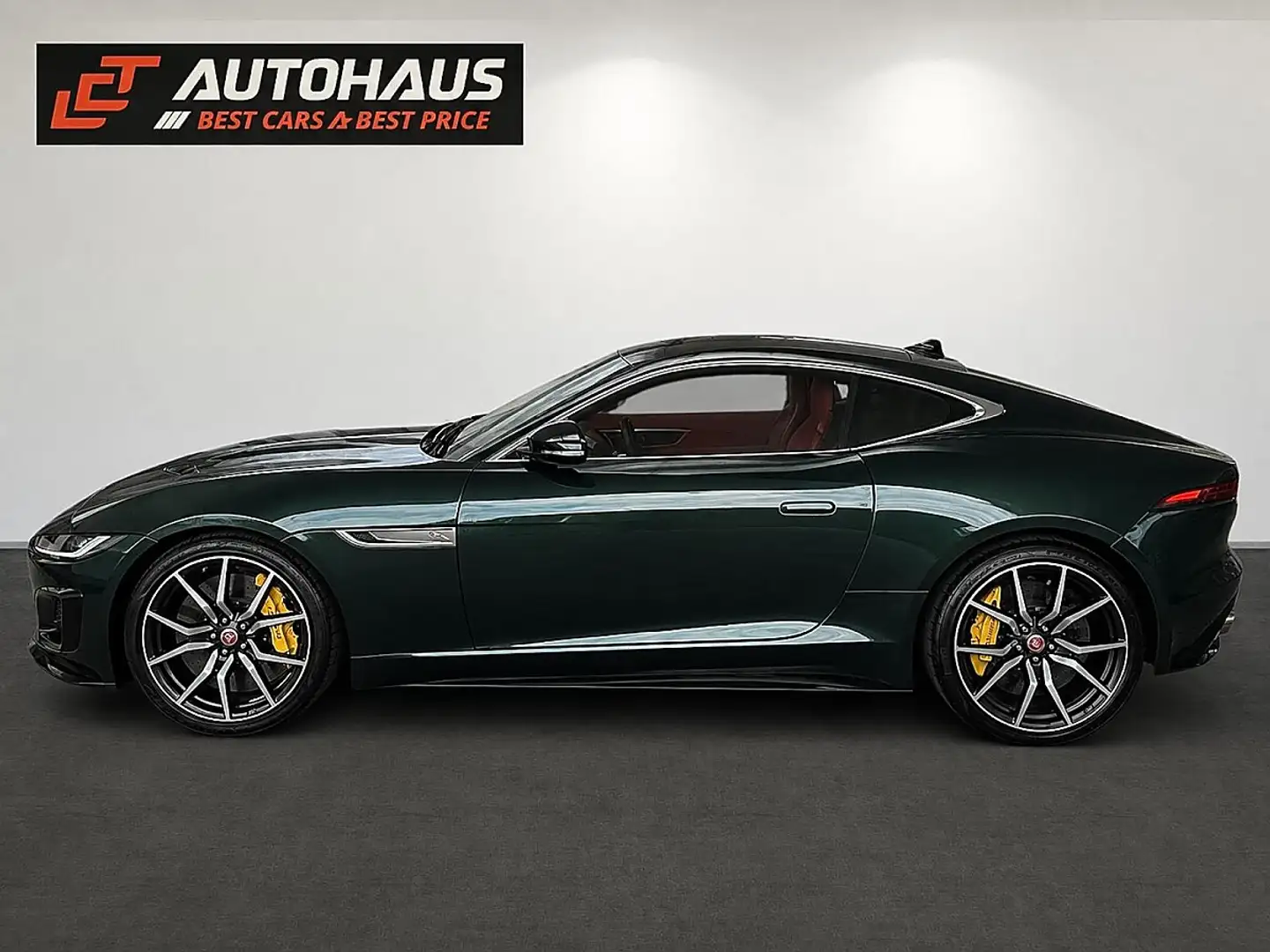 Jaguar F-Type P575 Coupe AWD R Aut. | 1.BESITZ | TOP AUSSTATT... Grün - 2