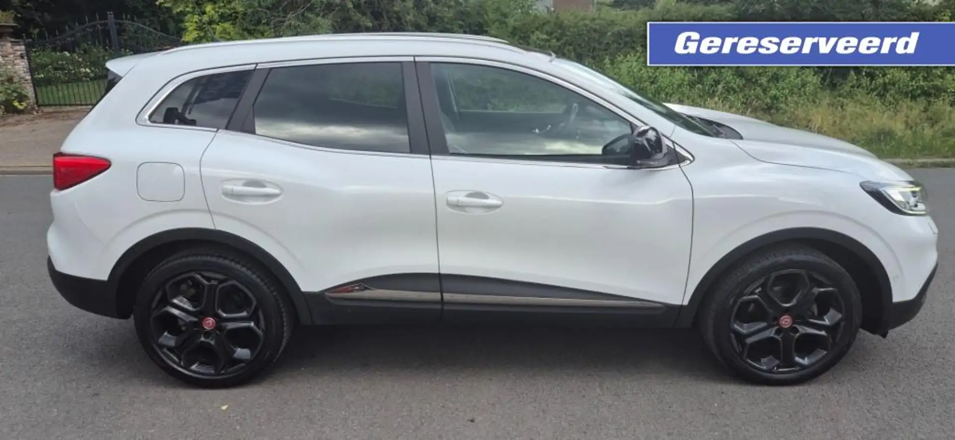 Renault Kadjar TCe Extase ECC*Navigatie*Leer*panorama*trekhaak*NA White - 1